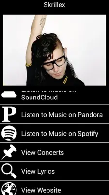 Skrillex Fan App and More android App screenshot 1